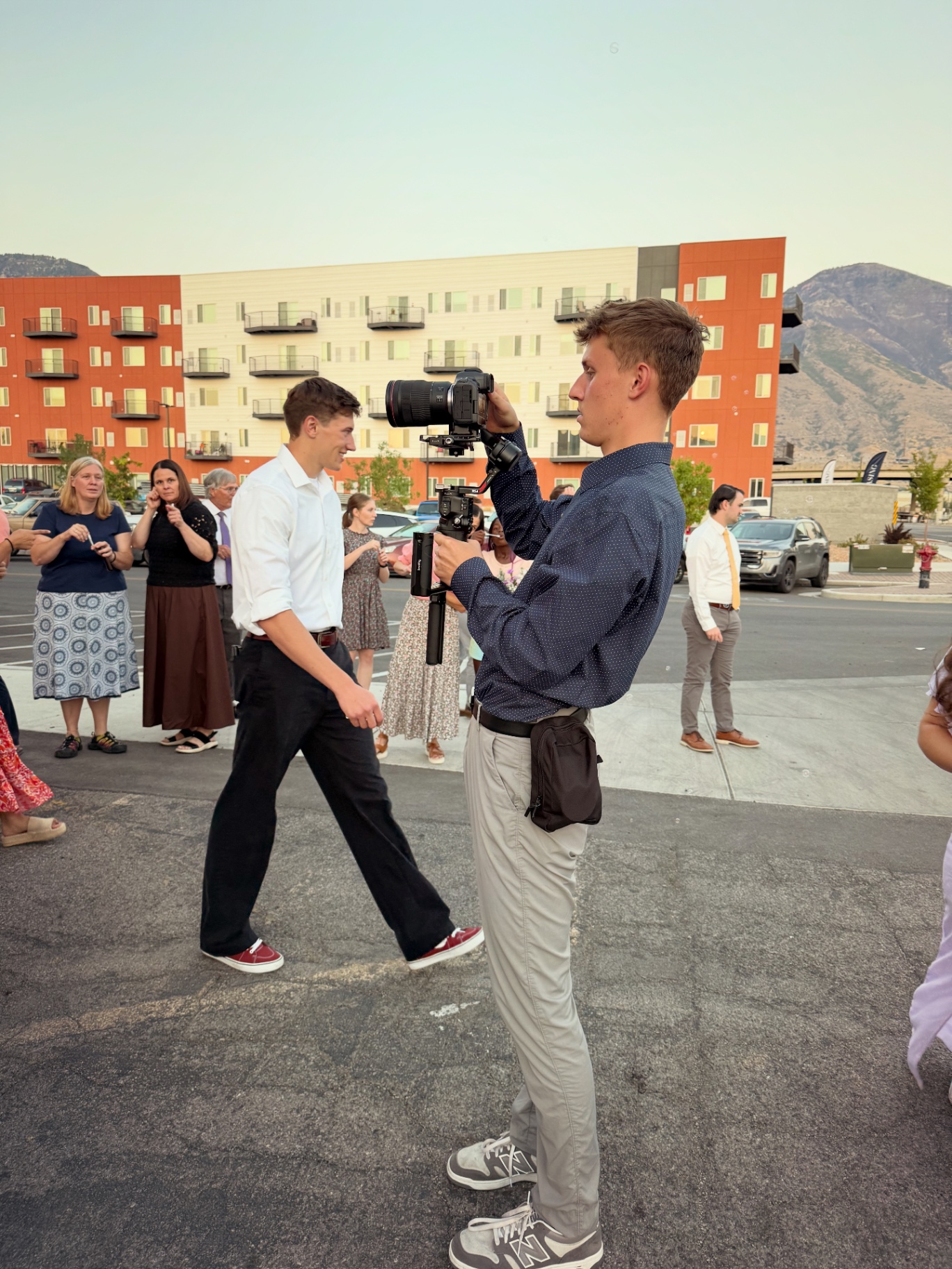 Drew Whimpey filming event